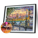 5D Diamond Painting DIY Streetscape Full Drill Embroidery Kit (WLL1363) A
