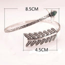 1Pc Bohemian Upper Arm Bracelet Arrow Open Bangle Armlet Arm Cuff Adjustable  Kw
