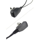 (2 Pack) 2Pin Advanced D Shape Clip-Ear Ptt Headset Earpiece Mic For Motoro Y9P2