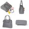 Womens Handbags And Purses Fashion Top Handle Satchel Tote Pu Leather Shoul T4J8