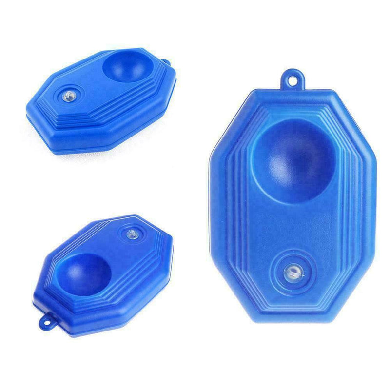 1* Blue Tennis Training Tool Selfstudy Practice Rebound Ball Baseboard H7O4