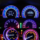 10x T5 B8.5D 5050 1SMD Car LED Dashboard Dash Gauge Instrument Light Bulbs 12V