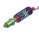 Keyring Turbo Turbine Keychain Ring Adjustable Shock Absorber Decoration Red