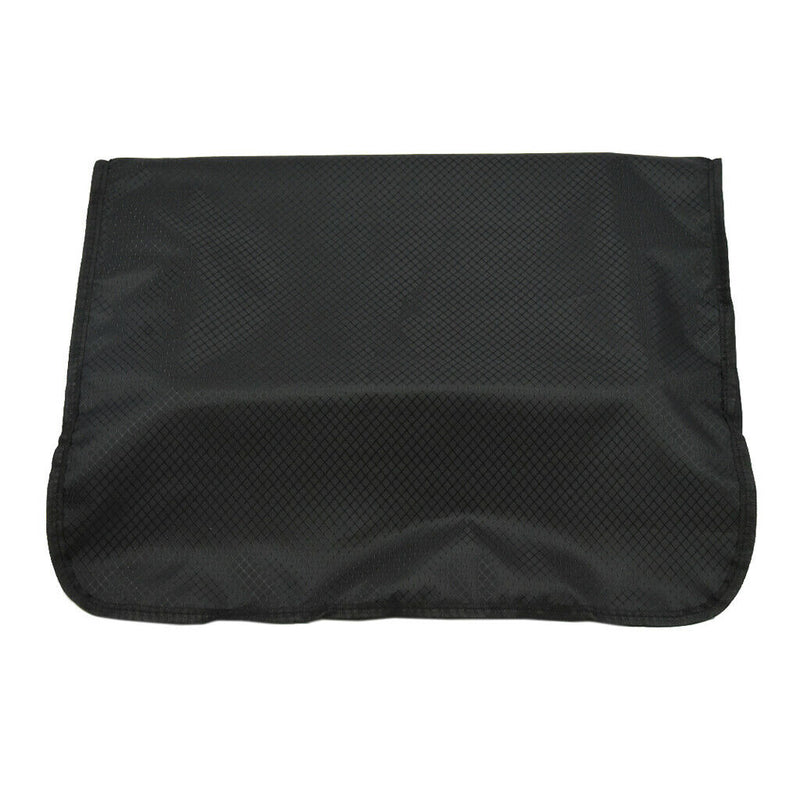 Salon Hairdressing Barber Chair Back Cover Hair Plastic PVC Waterproof Black