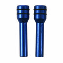 1Pair Universal Car Truck Aluminum Interior Door Lock Knob Pins Cover blue