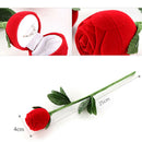 Romantic Red Rose Flower Ring Boxes Earrings Jewelry Gift Box Valentine's  OZ