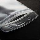 50 Pcs Clear Plastic Vertical Name Tag Badge ID Card Holders L2I1