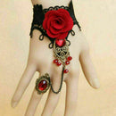 1x  Retro Lace Hands Rose Accessories For Wedding Party Girl Bracelet With X8M6