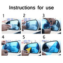 2pcs/Set Anti Fog Car Side Window Mirror Clear Film Waterproof Protective Film