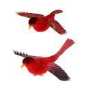 2Pcs Spreading Wings Artificial Feather Foam Bird Home Garden Wedding Decor