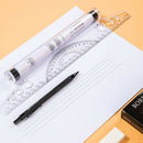 30cm Rolling Pusher Angle Parallel Ruler Angle Ruler Balance Drawing Scale A