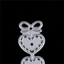 3pcs Love Heart Metal Cutting Dies Stencils For Scrapbooking DIY Cards Decor TO