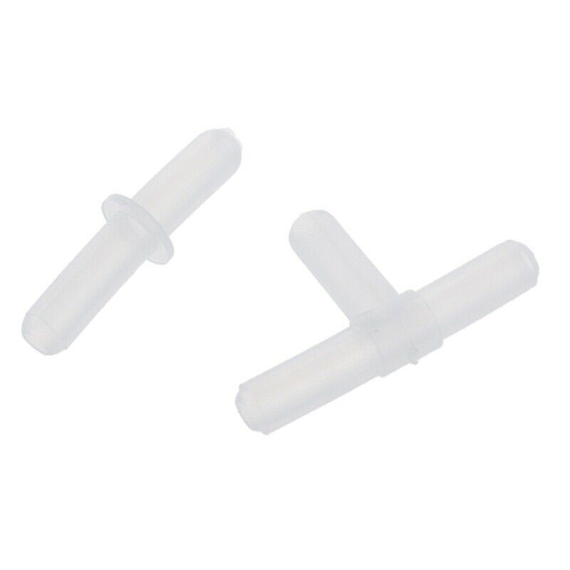 5X(10 pcs T shaped 10 pieces Straight Aquarium flight tube filter adapter A1H6)