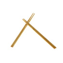 5pairs Reusable Natural Wavy Wood Chopsticks Chinese Chop Sticks Food Sticks  TE
