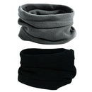 2 Pieces Mens Womens Neck Warmer Scarf Snood Unisex Neck Gaiter