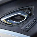 New Carbon Fiber Door Lock Switch Cover Trim Fit for Chevrolet Camaro 2017-