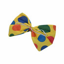 clown bow tie fancy dress dot multi color