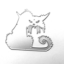 Angry cat Metal Cutting Dies For DIY Scrapbooking Album Embossing Paper Cards JR