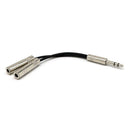 6.35mm Male Jack Stereo Splitter Cable 2X 1/4 inch Female Plug Audio Y Cord