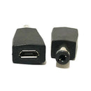 DC 5.5x2.1mm Male Plug To Micro USB Female Connector Adapter Charge Converte_kz