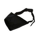 Black Adjustable Nylon Dog Muzzle for Security Bark Stops Along 8cm J8R8