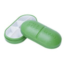 Compact Long Medical Pill Box Organizer Six Compartments in Random Color
