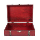 Rectangle Treasure Box Pirate Small Trunk Box for Jewelry Storage,Cards Col D2H4