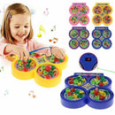 Electric Rotating Magnet Fish Fishing Pretend Game Children Educational Toy3cT