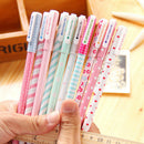 10pcs/lot Colorful 0.38mm Gel Pen Cute Pens Student Office Accessories Pr Dswy