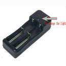 4.2V Universal Dual Battery Charger For 18650 16340 Rechargeable 26650 EU R P8W3