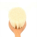 Quality Wooden Baby Hair Brush for Newborns & Toddlers | Natural Soft Goat  B9C8