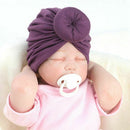 1 PC Fashion Donut Baby Hat Newborn Elastic Cotton Baby Beanie Cap Multicol