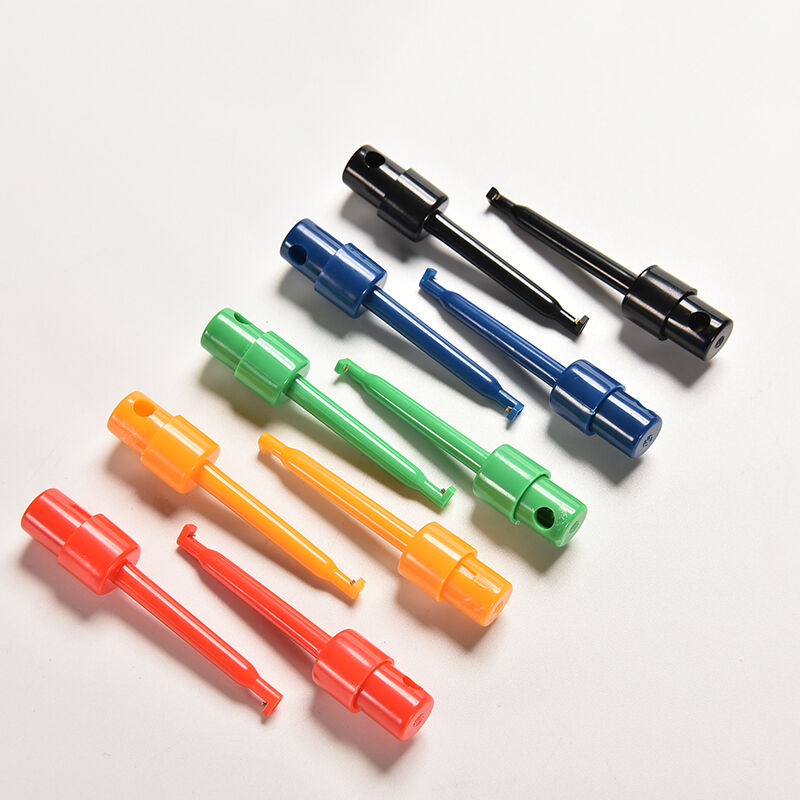 10x Lead Wire Kit Test Hook Clip Grabbers Test Probe SMT/SMD for Multimeter FT