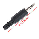 3.5mm 3 Pole Audio Jack Plug Headphone Male Connector Mono Stereo Diy SoSEAU
