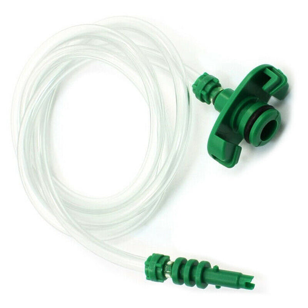 1M 39.41" Length Air Tubing 10cc Glue Dispenser Syringe Adapter