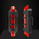 Red Bike Tail Light Rechargeable Usb Led Taillight Mtb Warning Bicycle Fron T3X7