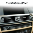 Front Dash Panel Center Fresh Car Air Outlet Vent Grille Cover for BMW 5 F1 P9M5