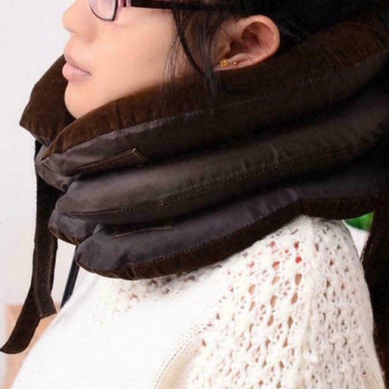Inflatable Air-Neck Shoulder Pain Cervical Traction Device Comfort Brace Y4F9