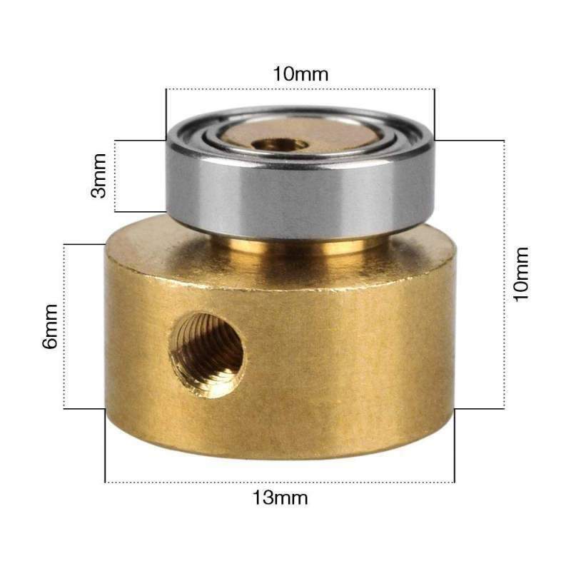 Stainless Steel Brass Tattoo Motor Eccentric Rotary Bearing Cam Wheel Hex QEA