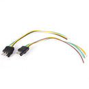 2ft Trailer Light Wiring Harness Extension 4-Pin Plug 18ALJ Flat WireConnectorLJ