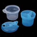 2Pcs 270 ML Baby Food Powder Milk Dispenser Container/Snack Cup BPA Free