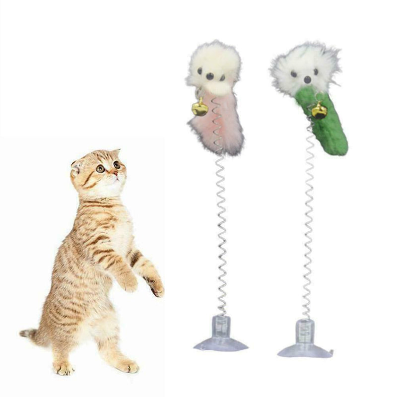 Kitten Mice Pet Plush Toys Feather False Mouse Cat Funny Toys Scratch G1Q5