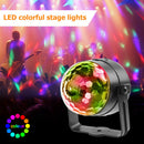LED Magic Ball Light Remote Control Stage Effect Lamp for DJ Disco (EU+RGB) A