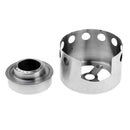 Spirit Stove Heater Stand Camping Cookout Cup Pot Rack Bracket Windscreen for