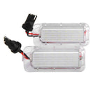 2pcs LED Rear Number License Plate Lights for Ford Fiesta Focus Kuga Mondeo A