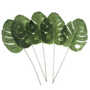 5x Artificial Palm Leaves for Hawaiian Jungle Beach Party Yard Decor_Size L