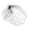 Black Charming Wedding Veil Bridal Birdcage Veils Net Fascinator with Comb