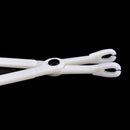 Disposable Slotted Sponge Forceps Ear Navel Plier Body Piercing Clamp JewecFBES