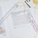 Fashion Fairy Funny Cat Sticks Fringed Diamond Ring Paper Bells Long Rod Fu Y8T7