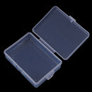 9cm*6.5cm*3cm Transparent Plastic Storage Box Clear Square Multipurpose FE JR